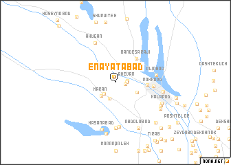 map of ‘Enāyatābād