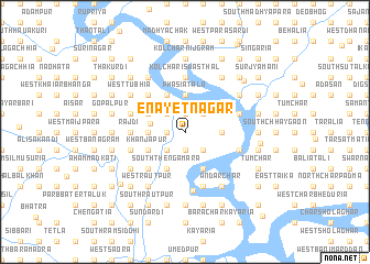 map of Enāyetnagar