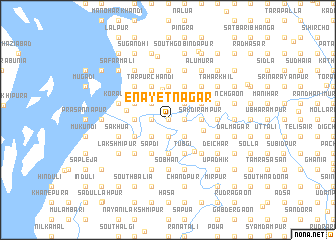map of Enāyetnagar