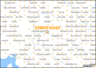 map of En Bas Figuier