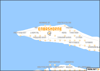 map of En Bas Morne