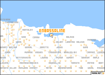 map of En Bas Saline