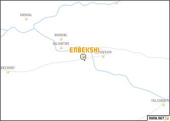 map of Enbekshi
