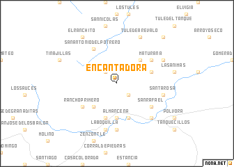 map of Encantadora