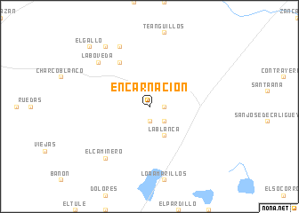 map of Encarnación