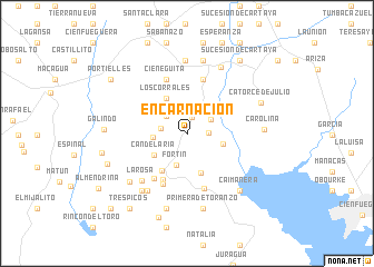 map of Encarnación