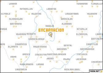 map of Encarnación