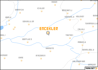 map of Encekler