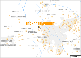 map of Enchanted Forest