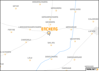 map of Encheng