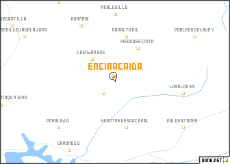 map of Encinacaída