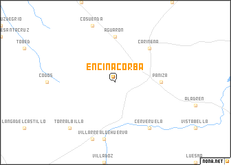 map of Encinacorba