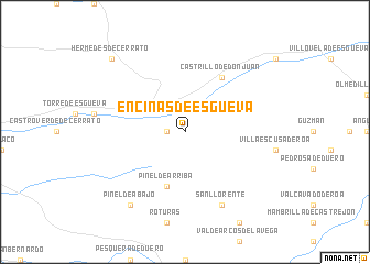 map of Encinas de Esgueva