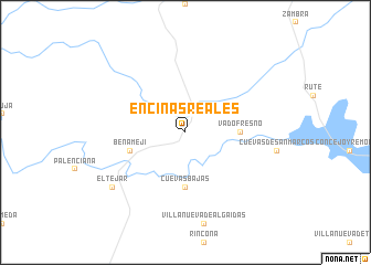 map of Encinas Reales