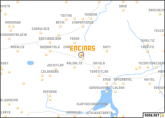 map of Encinas