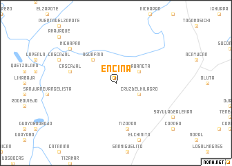 map of Encina