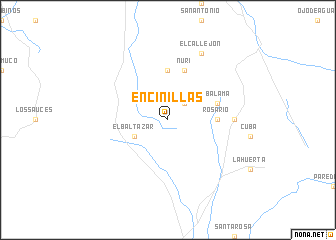 map of Encinillas