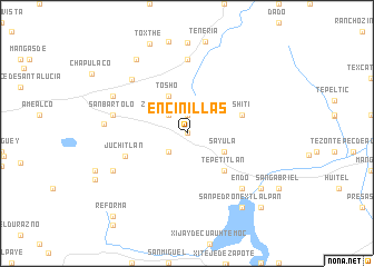 map of Encinillas