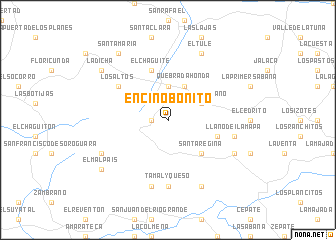 map of Encino Bonito