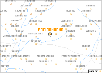 map of Encino Mocho