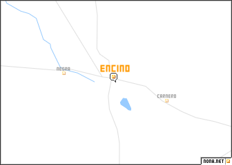 map of Encino