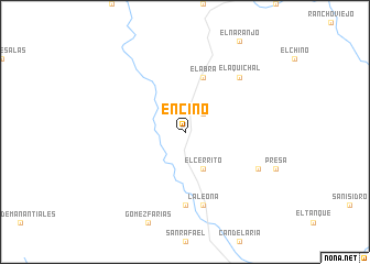 map of Encino