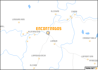 map of Encontrados