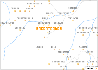 map of Encontrados