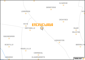 map of Encrucijada