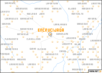 map of Encrucijada