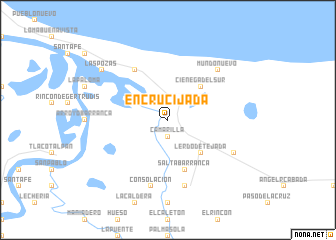 map of Encrucijada