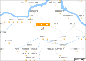 map of Encruzo