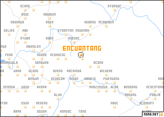 map of Encuantang