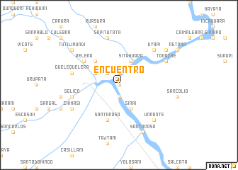 map of Encuentro