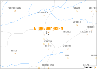 map of Endabba Mariam