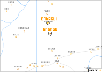 map of Endagui