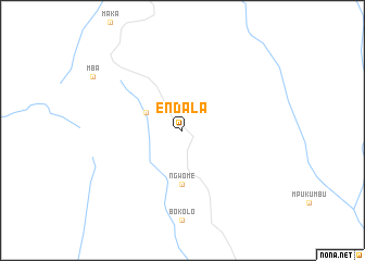 map of Endala