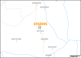 map of Enda Ras