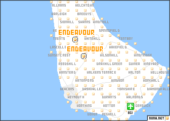 map of Endeavour