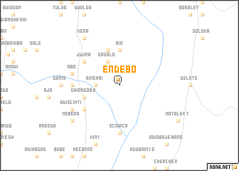 map of Endebo