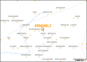 map of Endeholz