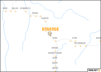 map of Endengé