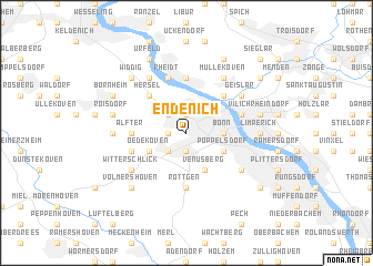 map of Endenich