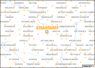 map of Enderndorf