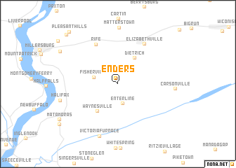 map of Enders