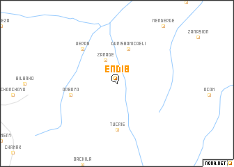 map of Endib