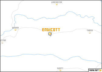 map of Endicott