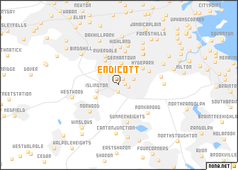 map of Endicott