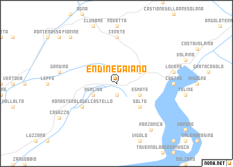 map of Endine Gaiano