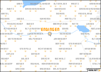 map of Endingen